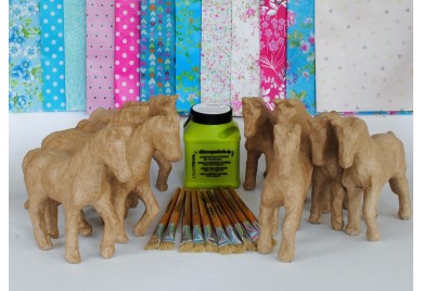 Horse Decopatch Party kit for 10, Pony Party 